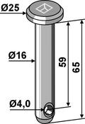 Cotter bolt Ø16×65 (26-1665) image