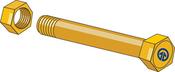 Bolt with self-locking nut (300-BNC-4414) image