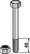 Bolt with self-locking nut (30-101-011) image
