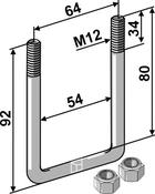 Stirrup bolt – M12x1,75 (30-101-6) image