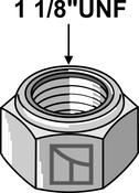 Self-locking nut 1 1/8âUNF (30-MU1.1/8) image