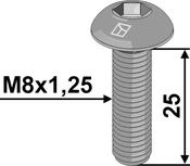 Hexagon socket bolt – M8x1,25 – 10.9 (31-0105) image