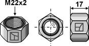 Hexagon nut â M22x2 â 8.8 (51-1007) image