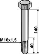 Hexagon bolt with metric fine thread â M16x1,5Ã140 â 8.8 (51-1015) image