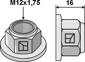 Self-locking collar nut â Polystop â M12x1,75 â 8.8 (51-1022) image