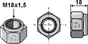 Self-locking hexagon nut – M18x1,5 – 10.9 (51-1042) image