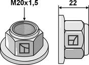 Self-locking collar nut – Polystop – M20x1,5 – 10.9 (51-1043) image