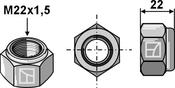 Self-locking hexagon nut â M22x1,5 â 10.9 (51-1050) image