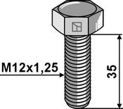 Hexagon bolt â M12x1,25X35 without nut (51-1235) image