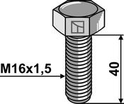 Hexagon bolt with metric fine thread – M16x1,5X40 – 10.9 (51-1640) image