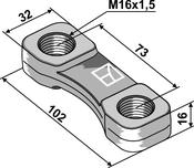 Lifting nut – M16x1,5 (51-16BM-4) image