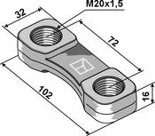 Lifting nut – M20x1,5 (51-20BM) image