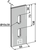Scraper for packer rolls (51-L112) image