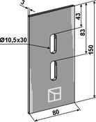 Scraper for packer rolls (51-P100) image