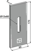 Scraper for packer rolls (51-R102) image
