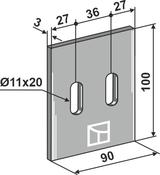Scraper for packer rolls (51-S102) image