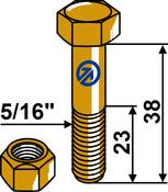 Bolt with self-locking nut –  5/16” (620-BNC-3100) image