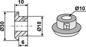 Bush for straw chopper flail blade (634-103) image