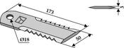 Straw chopper flail blade (634-BIS-10) image
