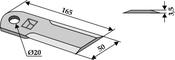 Straw chopper flail blade (634-CAS-01) image