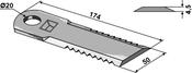 Straw chopper flail blade (634-DEE-06) image