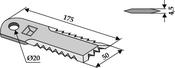 Straw chopper flail blade (634-REK-10) image