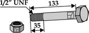 Hexagon Bolt with self-locking nut – 1/2”UNF (63-12133) image