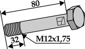 Hexagon Bolt M12x1,75×80 with self-locking nut (63-1280-1) image