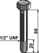 Hexagon bolt 1/2”UNF (63-1288) image