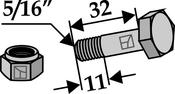 Bolt with self-locking nut – 5/16”UNF (63-51632) image