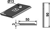 Rotary mower blade (63-AGR-57) image
