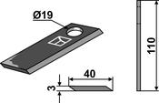 Rotary mower blade (63-AGR-59) image