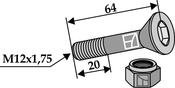 Bolt M 12 x 65 -10.9 with self-locking nut (63-DOP-91) image