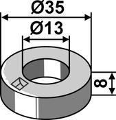 Washer Ø35x8xØ13 (63-FEI-19) image