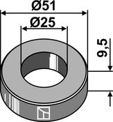 Washer Ø51×9,5xØ25 (63-FEI-48) image