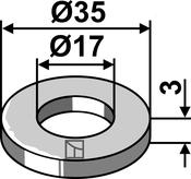 Washer Ø35x3xØ17 (63-FEI-64) image