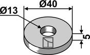 Washer Ø40x5xØ13 (63-FIS-93) image