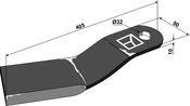 Mover-blade 405mm – left (63-IND-1083) image