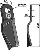 Comminution blade, left model (63-IND-2771L) image