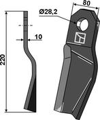 Comminution blade, right model (63-IND-2771R) image