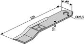 Communition blade – right (63-IND-34-R) image