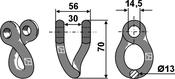 Twisted shackle (63-KUH-907) image