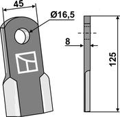 Straight blade (63-NOB-38) image