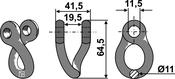 Twisted shackle (63-NOR-70) image