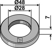 Washer Ø48x7xØ28 (63-VIG-901) image