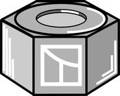 Union nut (654-3-1-D) image