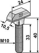 Chain-bolt â Galvanized (69-2-81) image