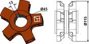 Chain sprocket Ø115 (69-6-125) image