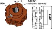 Chain sprocket Ø110 (69-6-559) image