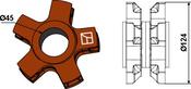 Chain sprocket Ø Ø 124 (69-6-806) image